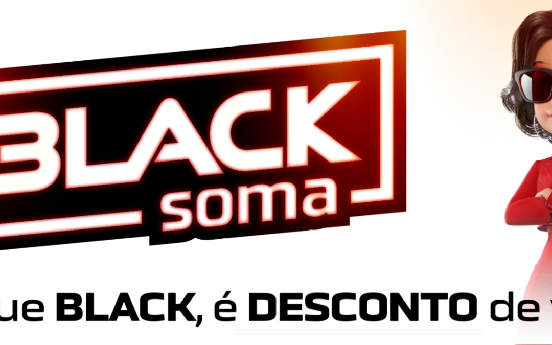 Imagem de divulgação da campanha +Black Soma.